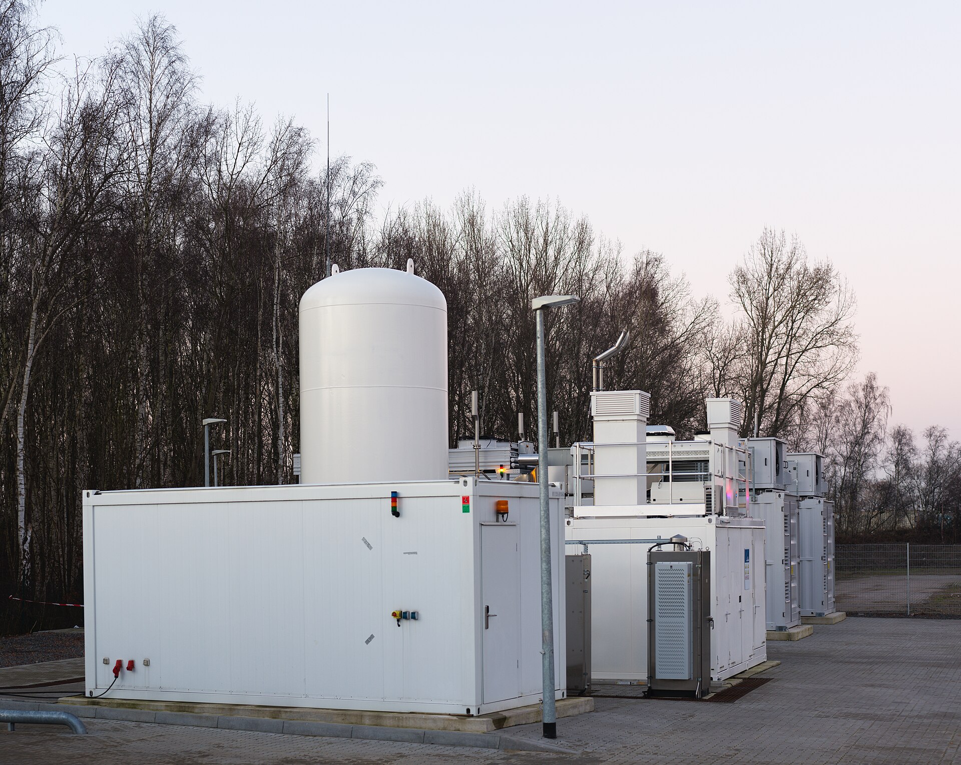 Hydrogen production test facility in Bremerhaven, Germany